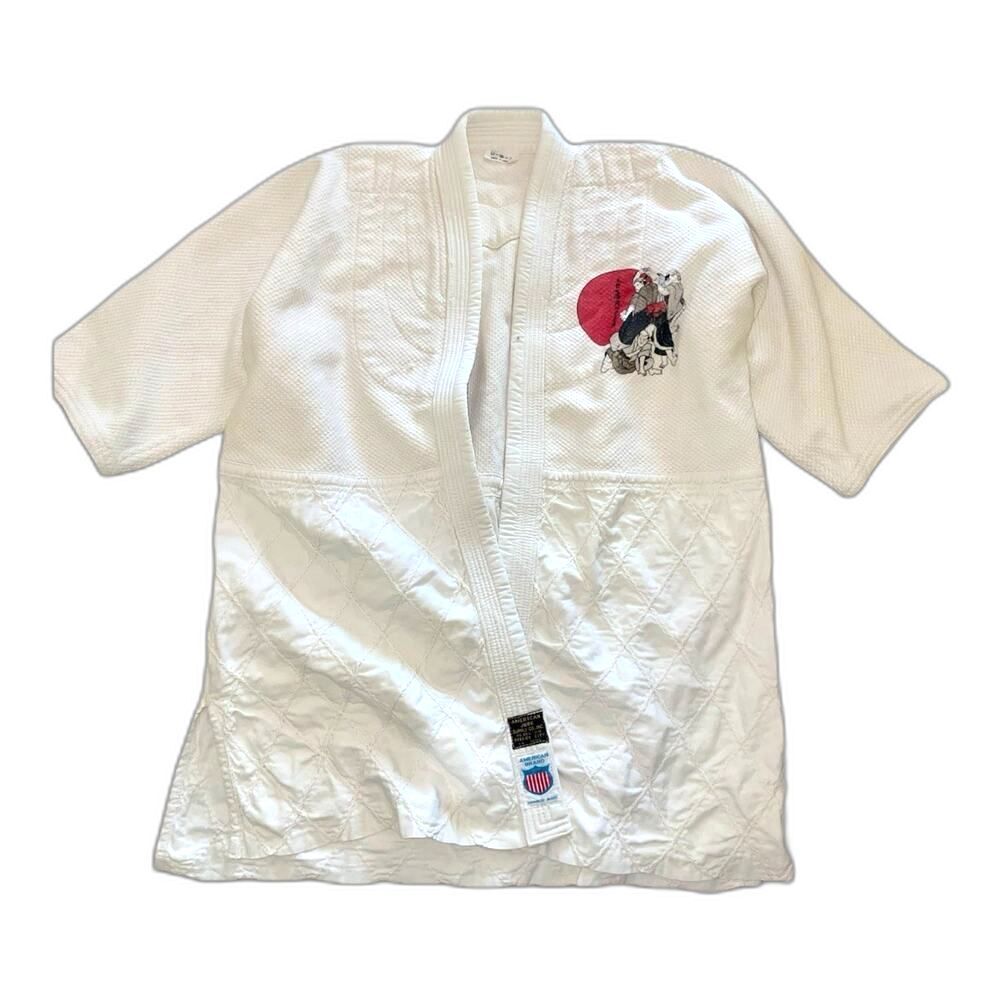 Vintage American Judo Gi Kodokan Robe Made In Japan 70s halloween